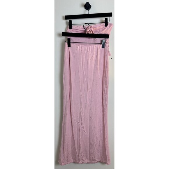 REFORMATION Adalynn Knit Two Piece in Pink Rose Size Small (Skirt) Medium (Top) - Picture 3 of 16